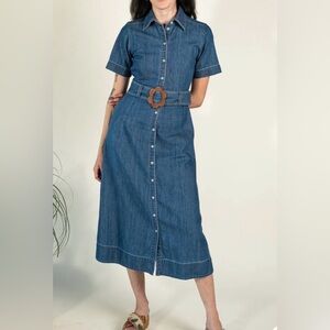 HarperSage Harper Denimwood Dress -Small
